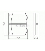 BOSCH - 0986495079 - Дисковые колодки