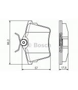 BOSCH - 0986495090 - Дисковые колодки