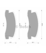 BOSCH - 0986AB2258 - Колодки тормозные дисковые, комплект