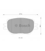 BOSCH - 0986AB2284 - Колодки тормозные дисковые  комплект
