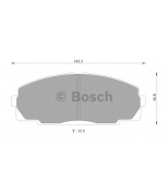 BOSCH - 0986AB2338 - Колодки тормозные