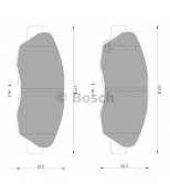 BOSCH - 0986AB2363 - Колодки тормозные