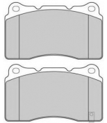 FREMAX - FBP1554 - Комплект тормозных колодок дисковый тормоз