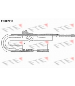 FTE - FBS02010 - Трос стояночного тормоза левый AUDI 80 1.6-1.9D 86-91 барабанные тормоза