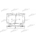 PATRON - PBP1456 - Колодки тормозные дисковые передн TOYOTA: LAND CRUISER 90-, LAND CRUISER 100 98-