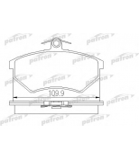 PATRON - PBP774 - Колодки тормозные дисковые передн SEAT: CORDOBA 93-99, IBIZA II 93-99, TOLEDO I 91-99, VW: GOLF II 86-91, GOLF III 91-97, GOLF III Cabriolet 95-98, GOLF III Variant 93-99,