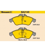 BARUM - BA2149 - Тормозные колодки BARUM