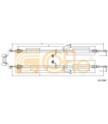 COFLE - 105366 - Трос стояночного тормоза