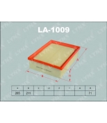 LYNX - LA1009 - Фильтр воздушный AUDI A4(8E2) 1.6-3.0 00-04/A4(8EC)1.6-3.2 04