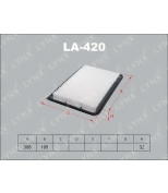 LYNX - LA420 - Фильтр воздушный MAZDA 2 1.3-1.5 07 /3 1.4-1.6 03