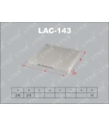 LYNX - LAC143 - Фильтр салонный TOYOTA Camry 01-06/Celica 99 /Land Cruiser 03 /Prius 03 /Yaris 01