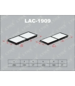 LYNX - LAC1909 - Фильтр салонный (комплект 2 шт.) MAZDA 3(BL) 1.6-2.2D 09