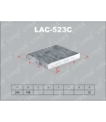 LYNX - LAC523C - Фильтр салонный угольный HONDA Civic 06