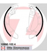 ZIMMERMANN 109901024 Комплект тормозных колодок