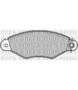 BORG & BECK - BBP1622 - Колодки тормозные (BBP1622)