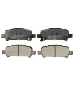 DENCKERMANN - B110974 - Колодки тормозные, дисковый тормоз SUBARU IMPREZA 2.0I 4WD 97-, FORESTER 2.0I,2.