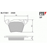 FTE - BL1733A1 - Колодки тормозные задние дисковые к-кт MB VITO 638 96> торм. система BOSCH
