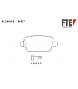 FTE - BL2048A3 - Колодки тормозные задние дисковые к-кт FORD GALAXY/MONDEO IV /S-MAX02006> без электронного стояночн...