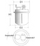 CHAMPION - L222606 - Фильтр топливный (KL183)