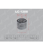 LYNX - LC1208 - Фильтр масляный KIA Sportage 2.0TD 99 , MAZDA 323 1.7D  93/626 2.0D  87