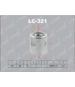 LYNX - LC321 - Фильтр масляный KIA Carnival 2.9TD 99-01, MAZDA MPV 2.5TD 96-99, MITSUBISHI Colt 1.8D  92/Galant 1.8D-2.0D  96/L200 2.5D-TD 96 /Lancer 1.8D-2.0D  92/Pajero 2.5TD 90