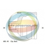 ODM-MULTIPARTS - 12011714 - 12-011714_шрус 38/60mm/36 48 VW Sharan 00-