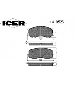 ICER - 140523 - Комплект тормозных колодок, диско