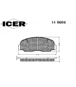 ICER - 140604 - Комплект тормозных колодок, диско