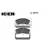 ICER 140979 Комплект тормозных колодок, диско