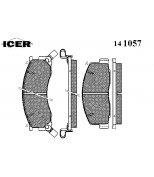 ICER - 141057 - Комплект тормозных колодок, диско