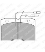 DELPHI - LP501 - колодки дисковые пер. Renault Master 28-35/30-35 2