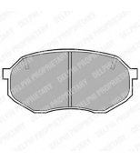 DELPHI - LP630 - Комплект тормозных колодок  дисковый тормоз