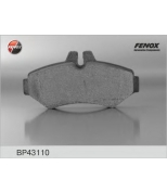FENOX - BP43110 - Колодки торм.диск.зад. MB Sprinter