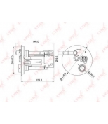 LYNX - LF981M - Фильтр топливный погружной TOYOTA Cami(J10_/12_) 1.3 00-05, DAIHATSU Terios(J10_/12_) 1.3 00-05,