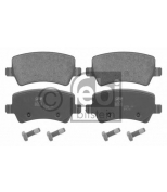 FEBI - 16625 - Колодки тормозные задние Ford Galaxy/Smax/Volvo S80/V70  (R) 06-