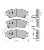 FRITECH - 1630 - Колодки тормозные дисковые передние SUBARU JUSTY