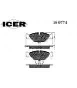 ICER 180774 Комплект тормозных колодок, диско