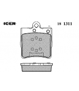 ICER 181311 Комплект тормозных колодок, диско