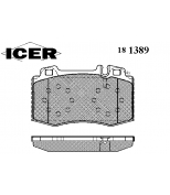 ICER 181389 Комплект тормозных колодок, диско