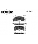 ICER - 181411 - Тормозные колодки