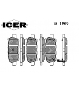 ICER 181509 Комплект тормозных колодок, диско