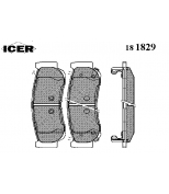 ICER - 181829 - Комплект тормозных колодок, диско