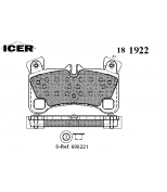 ICER - 181922 - КОЛОДКИ ТОРМ IMT  R    CAYENNE 02- Porsche