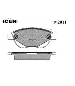 ICER - 182011 - 25094 колодки пер Citroen C4 07-10 Icer
