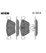 ICER - 182114 - Торм кол GDB1215, F16028, GDB 1815, 181159