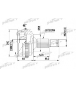 PATRON - PCV1179 - ШРУС наружн к-кт CITROEN: XM 89 - 94, XM 94 - 00, XM Break 89 - 94, XM Break 94 - 00, PEUGEOT: 605 89 - 99