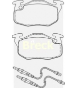 BRECK-LUMAG - 209060070210 - Колодки торм.диск.пер.Peugeot /Renault Clio I Bendix c датчиком Breck