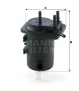 MANN - WK9028Z - Фильтр топливный RENAULT CLIO/KANGOO/NISSAN MICRA/KUBISTAR 1.5DCi 01-