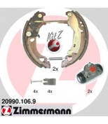 ZIMMERMANN - 209901069 - Комплект тормозных колодок