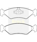 BRECK-LUMAG - 212020070200 - Колодки тормозные дисковые передние